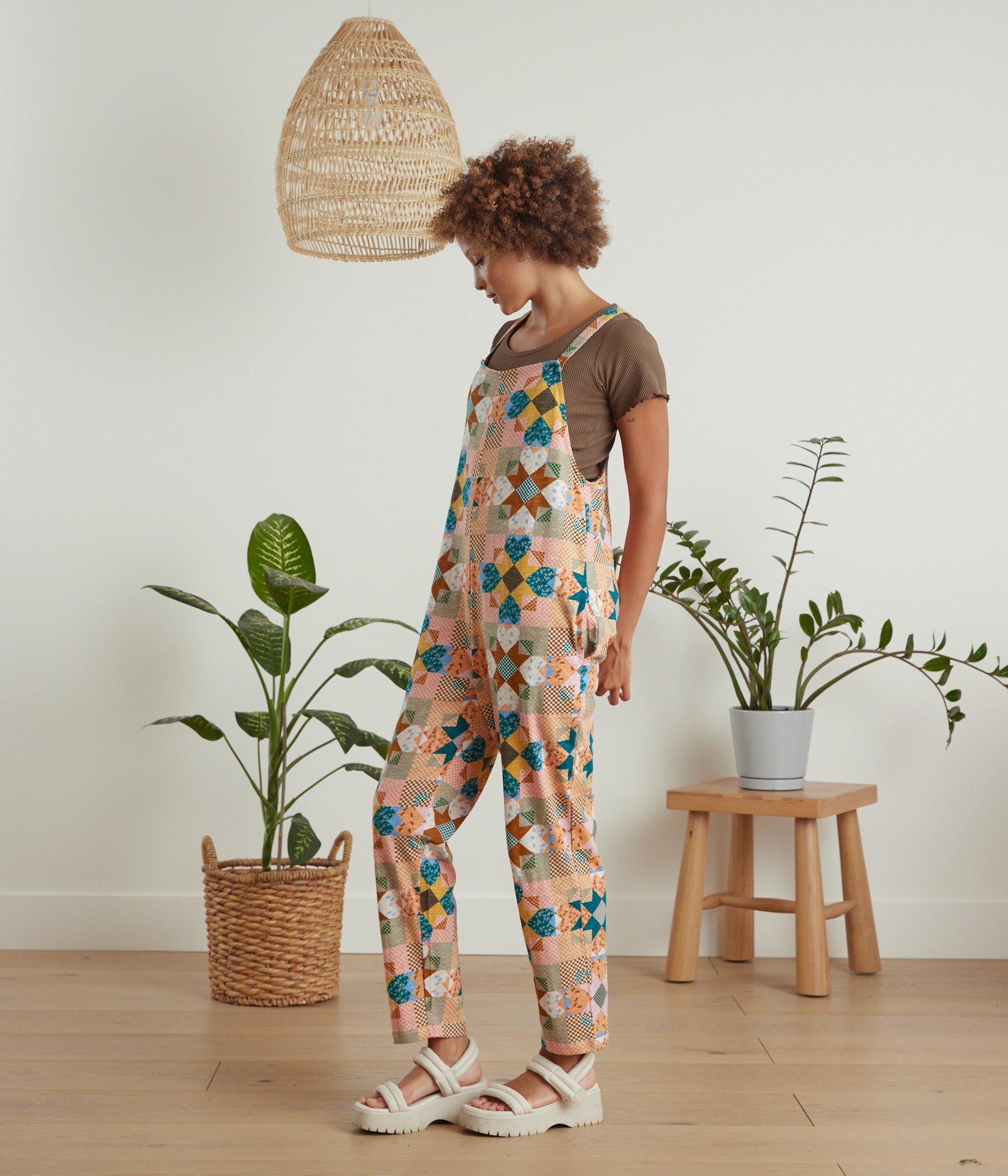 Cadence Overall - Star Quilt