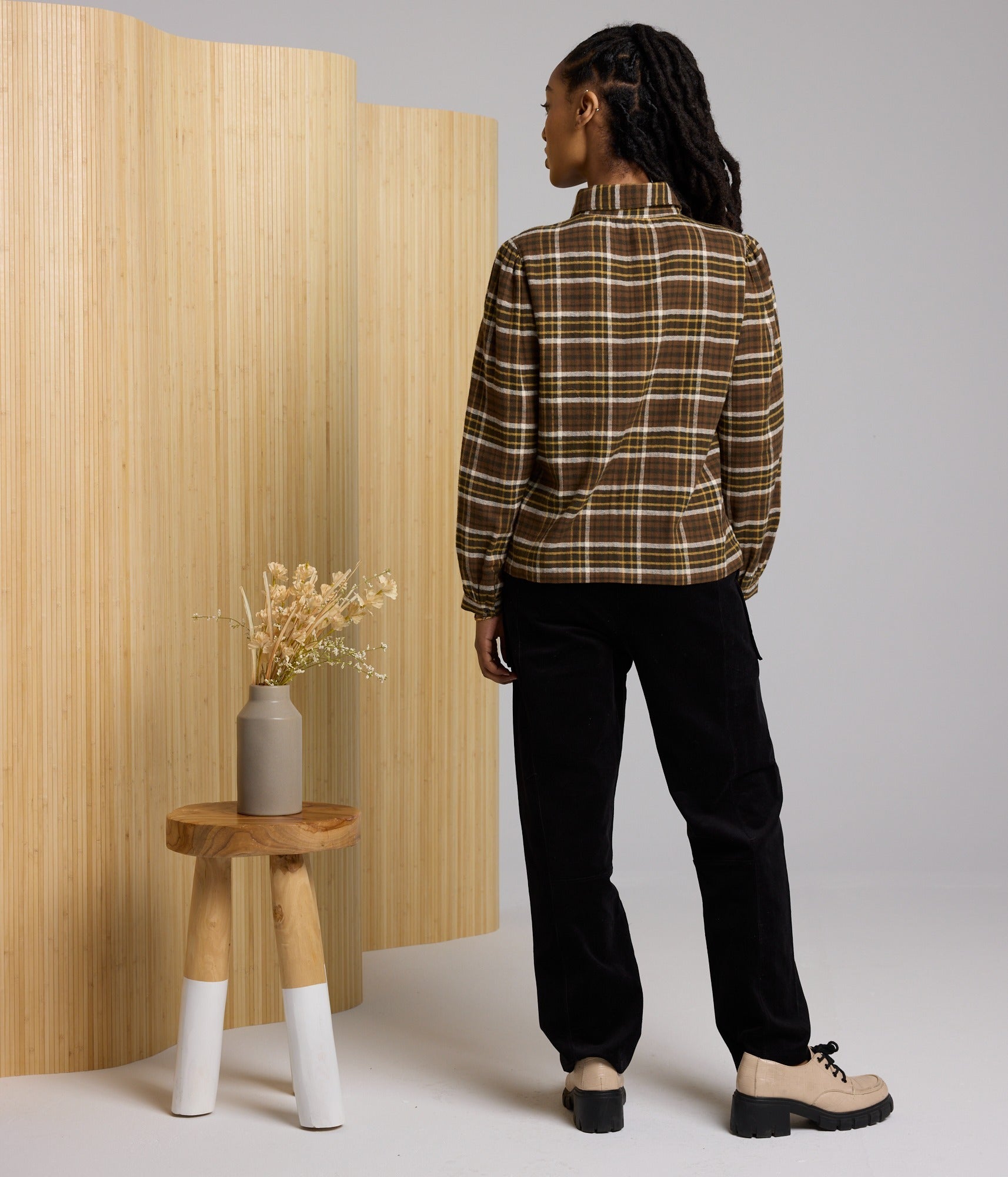 Rosemont Flannel - Teak Plaid