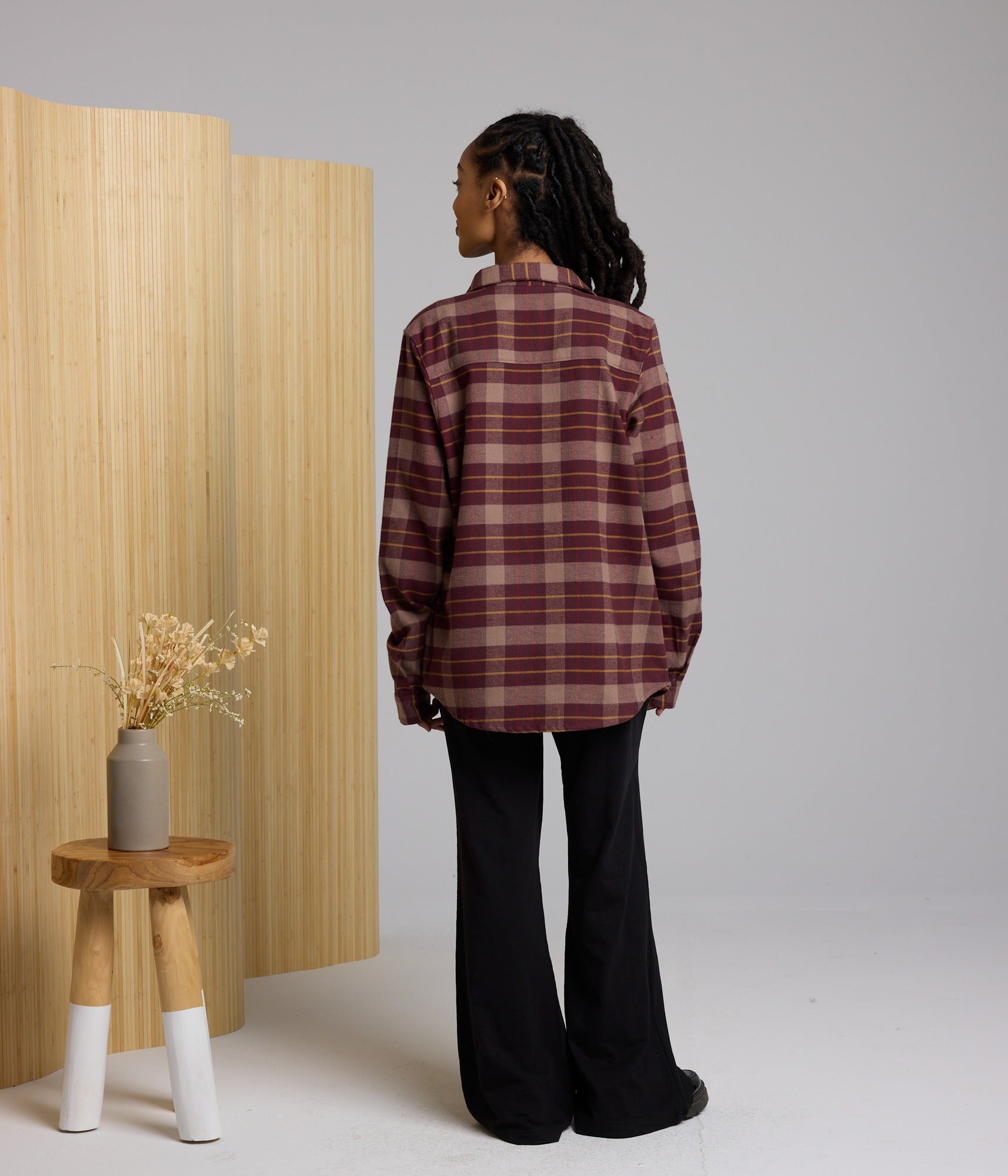 Shiloh Unisex Flannel - Fudge